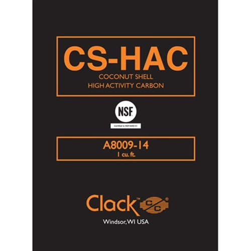 Clack CS-HAC Coconut Shell Carbon 12x40 | Parts & Accessories | qualitywaterforless.com