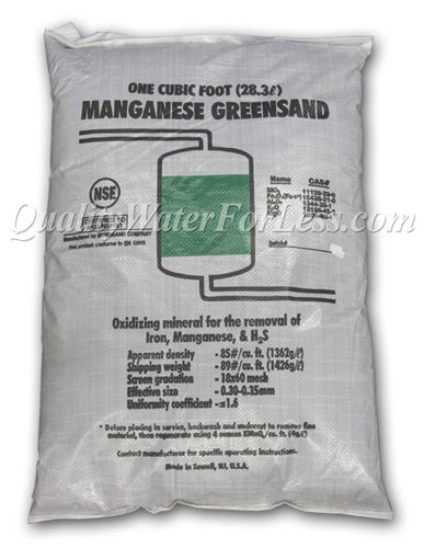 Greensand - Iron, Manganese & Sulfur Reduction Media | Parts & Accessories | qualitywaterforless.com