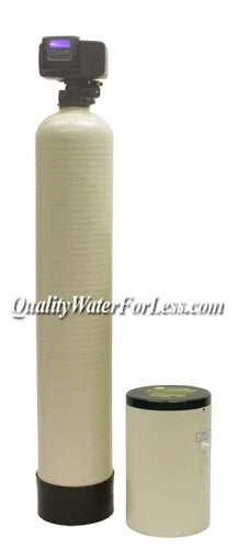 Greensand Filter 1.0 Cu Ft & Fleck 5600SXT Backwashing Valve | Iron/Sulfur Removal | qualitywaterforless.com