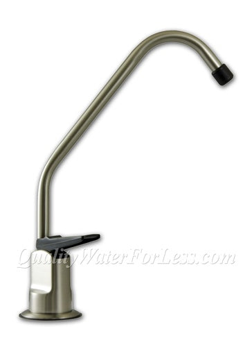 Liquatec FCT Faucet AIR GAP - Brushed Nickel | Reverse Osmosis | qualitywaterforless.com