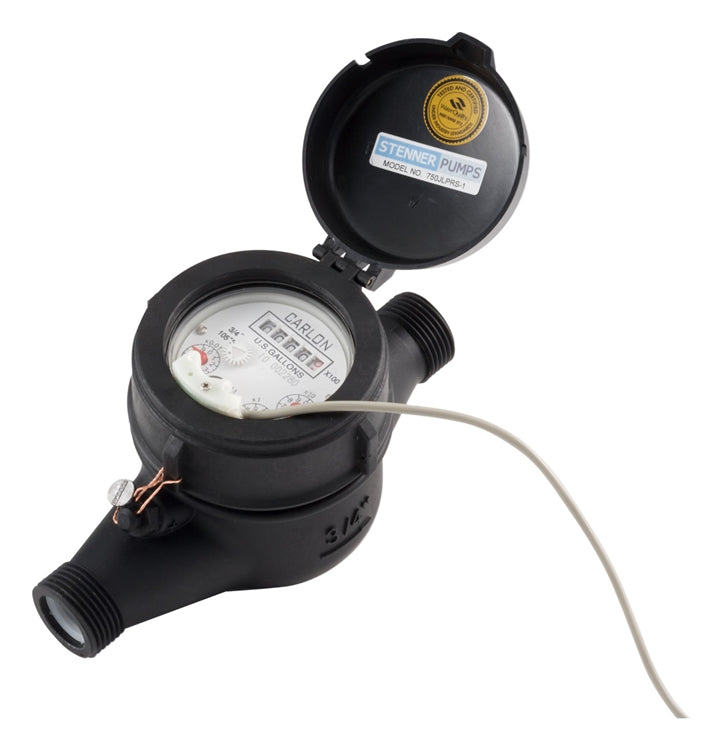 Stenner Plastic Water Meter, 3/4" - JLP0750-1PPG | Chemical Feed Systems | qualitywaterforless.com