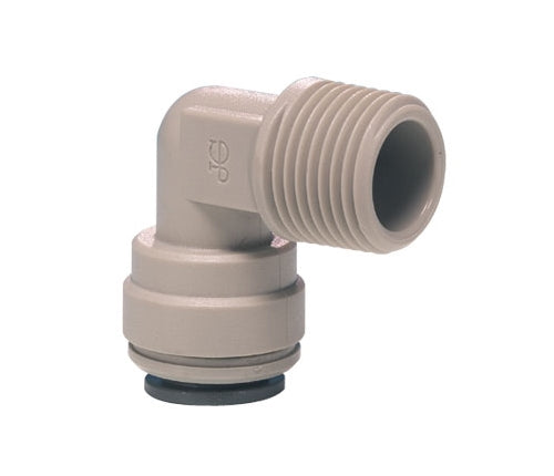 John Guest - Fixed Elbow, 1/4" JG x 1/8" MNPT - PI480821S | Reverse Osmosis | qualitywaterforless.com