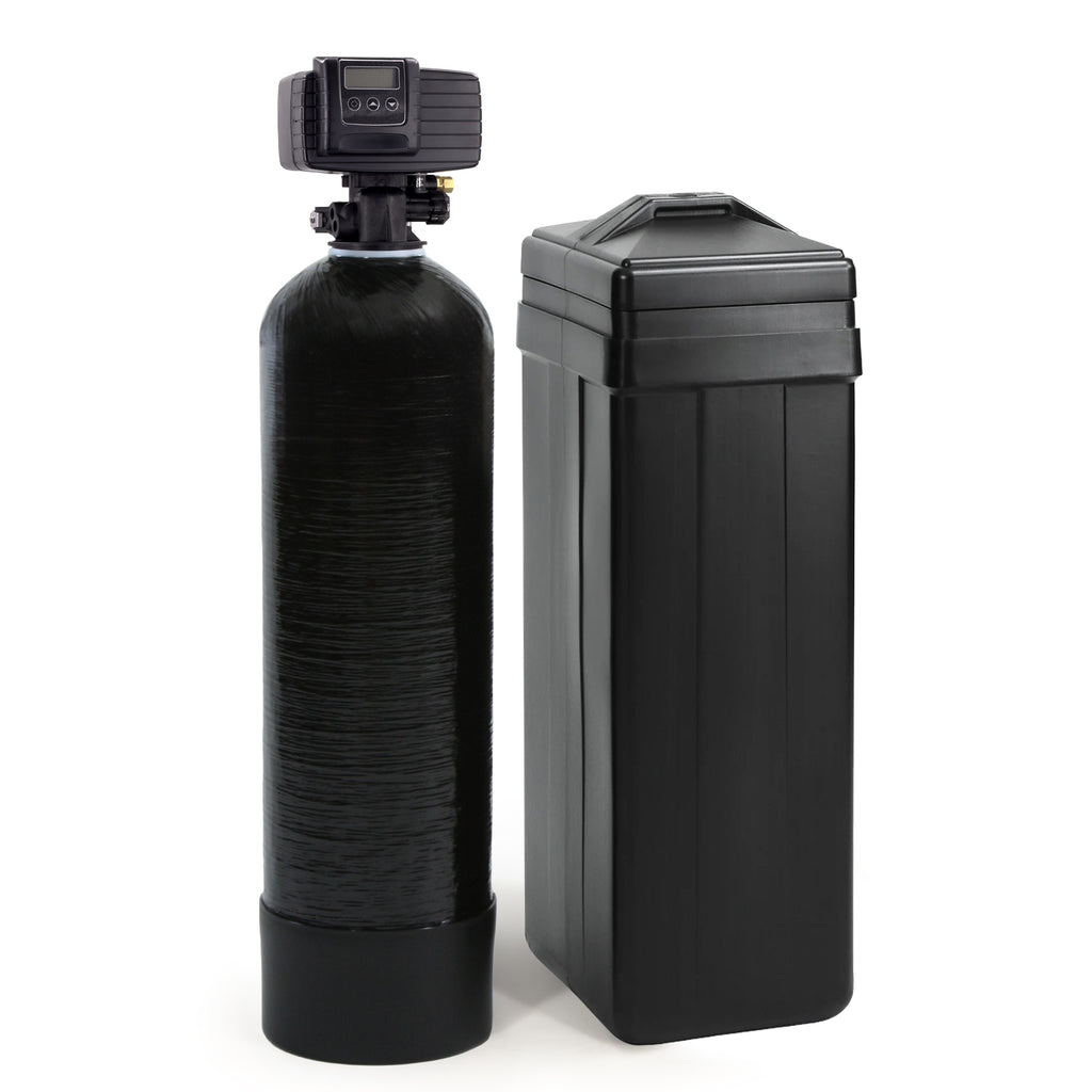 Water For Less Compact Fleck 5600SXT Meter Water Softener - 32,000 Grain Capacity ...