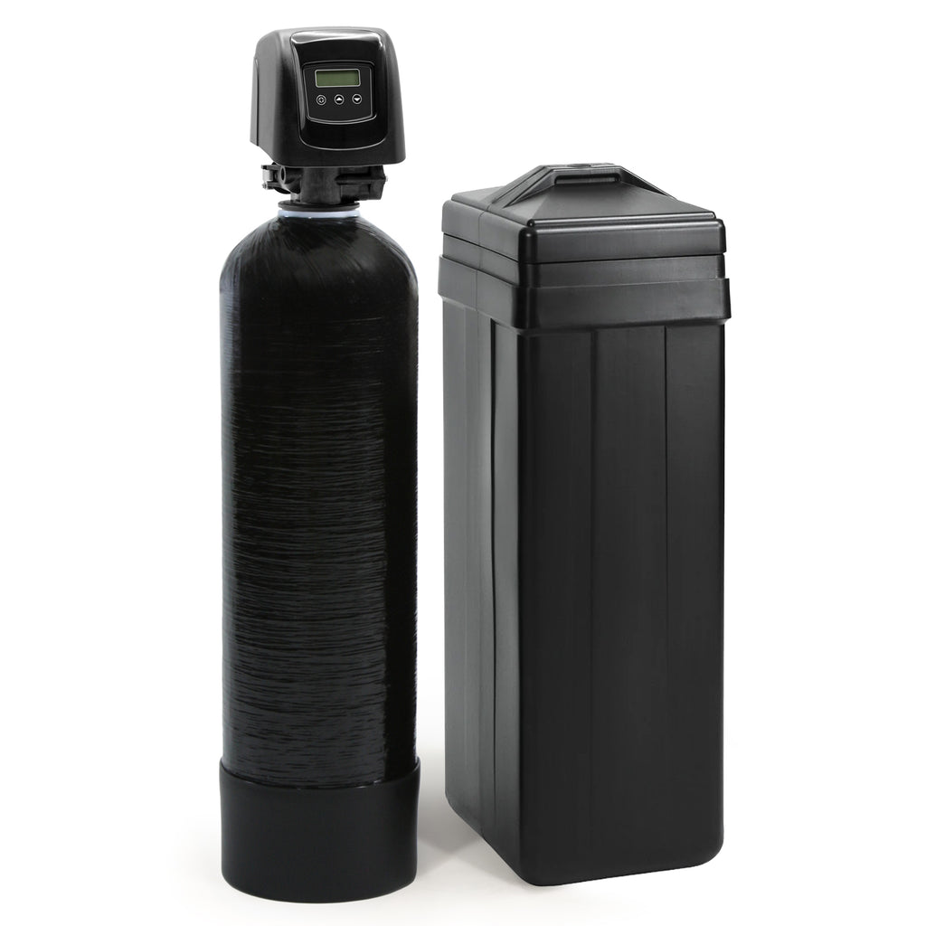 Space Saver Fleck 5800SXT Meter Water Softener - 32,000 Grain Capacity