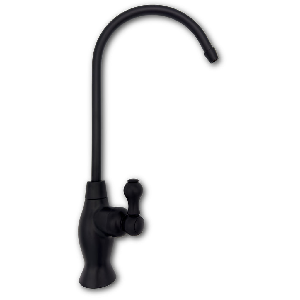 Hydronix EC32 Elegant Ceramic Disc Faucet- Matte Black | Reverse Osmosis | qualitywaterforless.com