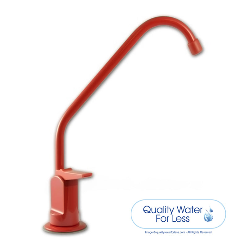 Liquatec FCT Faucet - Red | Reverse Osmosis | qualitywaterforless.com