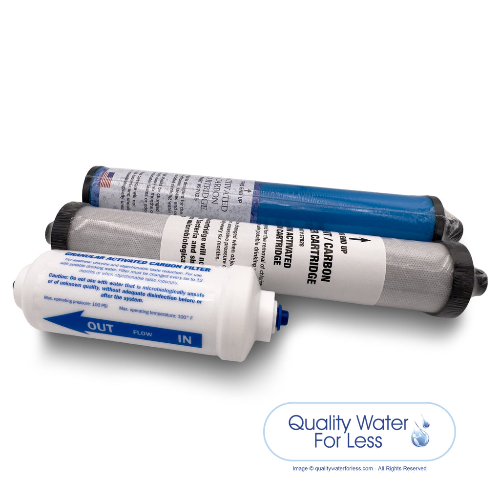 3-Filter Pack (Microline TFC-435) | Reverse Osmosis | qualitywaterforless.com