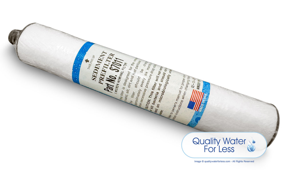 Microline 5 Micron Sediment Prefilter (S7011) | Reverse Osmosis | qualitywaterforless.com