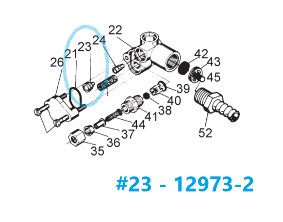 Fleck Nozzle, #2 PVC - 12973-2 | Parts & Accessories | qualitywaterforless.com