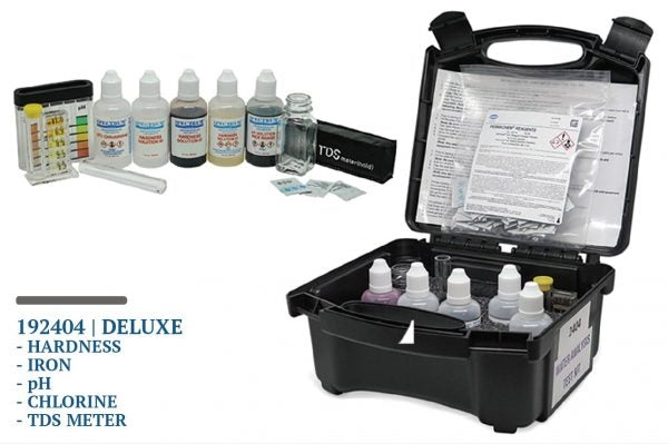 Spectrum Deluxe Field Analysis Kit (Iron, Hardness, pH, Chlorine & TDS) - 192404 | Water Test Kits & Meters | qualitywaterforless.com