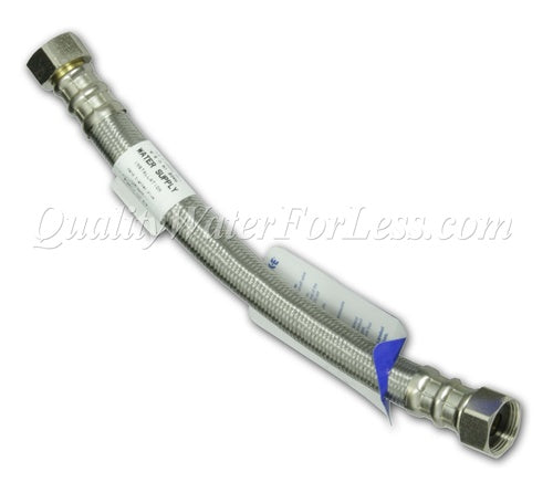 Lil Q-Wick-E Flexible Connector, 3/4" Female x 3/4" Female x 12" Length - 97112 | Parts & Accessories | qualitywaterforless.com