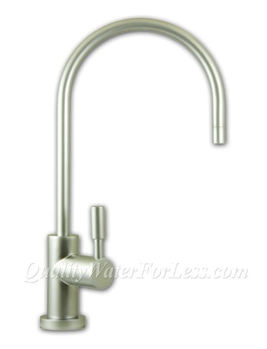 Liquatec EC25 Contemporary Ceramic Disc Faucet- Satin Nickel | Reverse Osmosis | qualitywaterforless.com