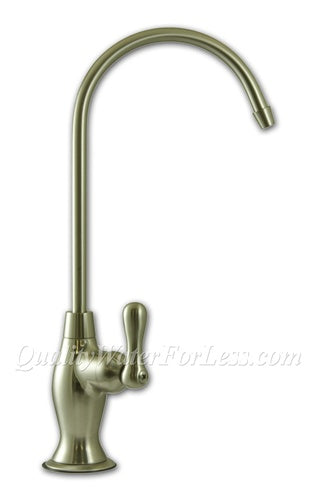 Liquatec EC32 Elegant Ceramic Disc Faucet- Brushed Nickel | Reverse Osmosis | qualitywaterforless.com