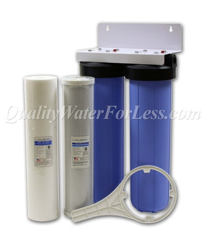 Whole House Sediment & CBC Carbon Chlorine Taste & Odor Kit | Filters & Housings | qualitywaterforless.com