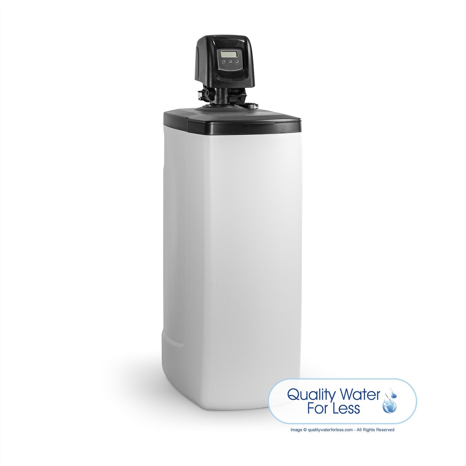 Fleck 5800SXT Meter Water Softener, High-Profile Cabinet