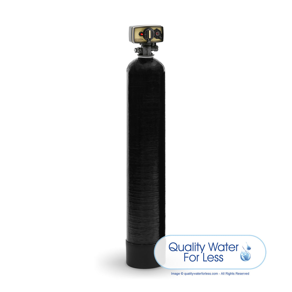 BIRM Filter 1.0 Cu Ft & Fleck 5600 Backwashing Valve | Iron/Sulfur Removal | qualitywaterforless.com