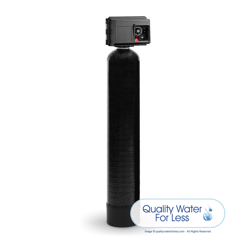 BIRM Filter 1.0 Cu Ft & Fleck 2510 Backwashing Valve | Iron/Sulfur Removal | qualitywaterforless.com